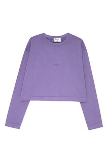 Фиолетовый джемпер из хлопка Odice Acne Studios