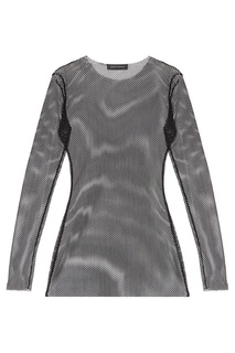 Черная блузка из сетки Iselin Bodypoetry