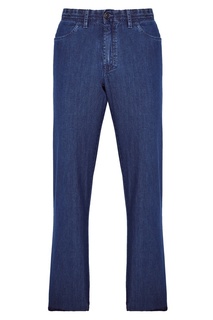Прямые синие джинсы Brioni
