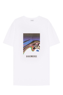 Футболка с абстрактным принтом Dirk Bikkembergs