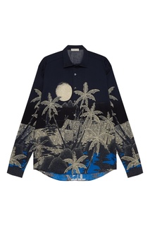 Хлопковая рубашка с пальмами Etro