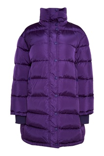 Фиолетовый пуховик oversize Balenciaga