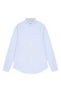 Голубая рубашка из хлопка Dondup