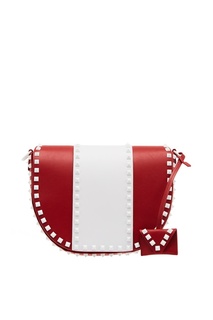 Комбинированная сумка из кожи Free Rockstud Valentino