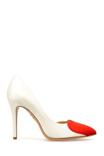 Туфли из атласа и замши Bethany Charlotte Olympia