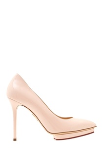 Туфли из лакированной кожи Debbie Covered Platform Charlotte Olympia