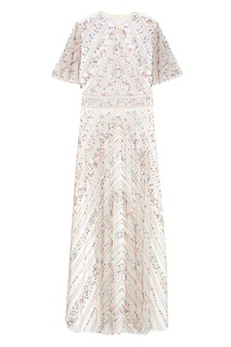 Платье с вышивкой Valentino