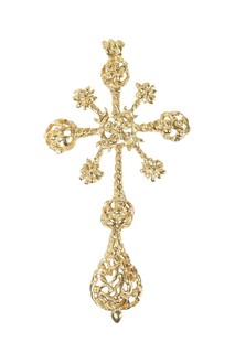 Колье с крестом (90-е) Christian Lacroix Vintage
