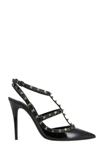 Туфли из лакированной кожи Rockstud Valentino