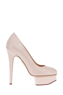 Туфли из лакированной кожи Dolly Covered Platform Charlotte Olympia