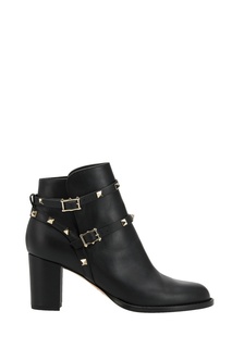 Кожаные ботильоны Rockstud Valentino