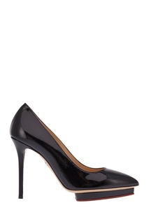 Туфли из лакированной кожи Debbie Covered Platform Charlotte Olympia