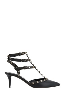 Кожаные туфли с шипами Valentino