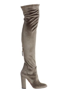 Ботфорты Velvet Thigh High Aquazzura