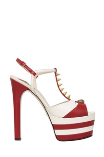 Кожаные босоножки Gucci