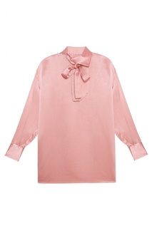 Фактурная блузка с бантом Valentino