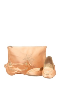 Шелковый комплект для дома Cat розовый Charlotte Olympia