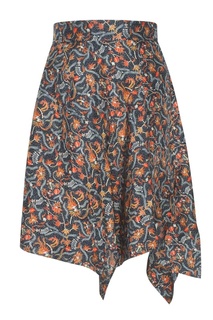 Шелковая юбка с цветочным узором Isabel Marant