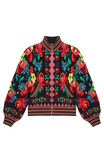 Шерстяной бомбер Gucci