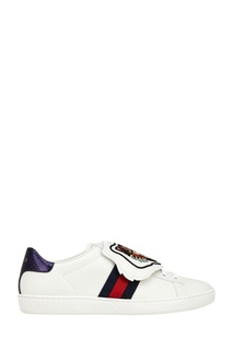 Кожаные кеды Ace Gucci