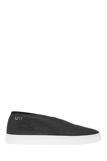 Слипоны с серебристой отделкой Fold Slip On United Nude