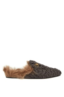 Слиперы из каракуля Gucci