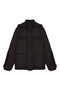 Пуховик с накладными карманами Prada