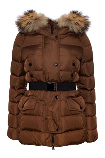 Пуховик c поясом Clio Moncler
