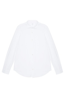 Белая хлопковая рубашка Eleventy