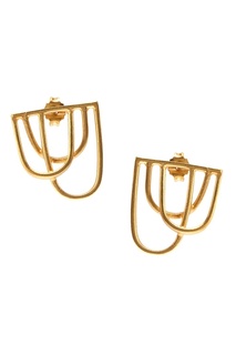 Контурные серьги с позолотой Joidart Barcelona