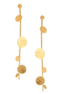 Длинные позолоченные серьги Joidart Barcelona