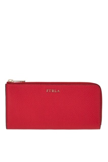Красный кошелек на молнии Babylon Furla