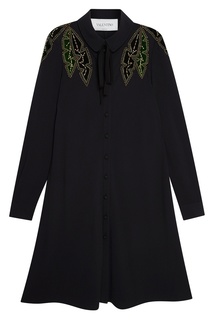 Платье с аппликацией Valentino