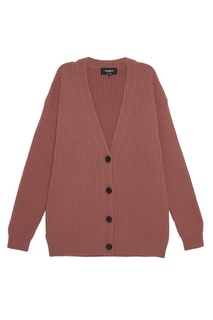 Розовый кардиган из шерсти Rochas