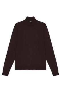 Коричневый свитер из шерсти Canali