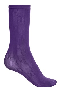 Фиолетовые сетчатые носки Gucci
