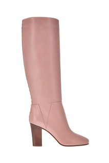 Кожаные сапоги с заклепками Valentino