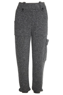 Серые брюки из трикотажа Joseph