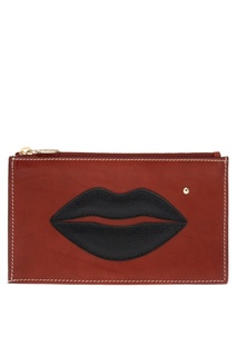 Кожаный кошелек Pouty Purse Charlotte Olympia