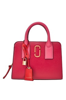 Розовая кожаная сумка Little Big Shot Marc Jacobs