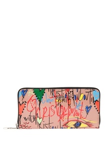 Бежевый кошелек W Panettone Christian Louboutin