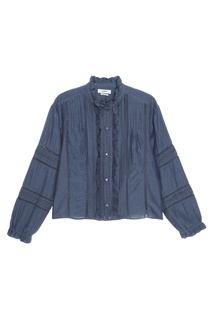 Хлопковая блузка с оборками Isabel Marant Etoile