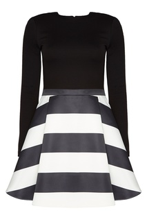 Черно-белое платье Alice + Olivia