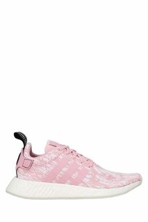 Розовые текстильные кроссовки Adidas
