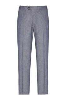 Серые хлопковые брюки Canali