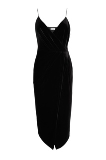 Бархатное платье на бретелях ЛИ ЛУ