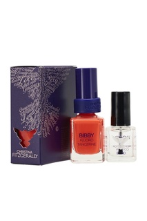 Лак для ногтей BIBBY Fluoro Tangerine Lacquer Culture / "Сладкий мандарин", 12 ml + Bond-подготовка к покрытию лаком, 9 ml Christina Fitzgerald