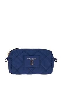Синяя текстильная косметичка Marc Jacobs