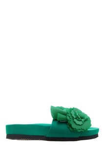 Зеленые текстильные сандалии Suecomma Bonnie