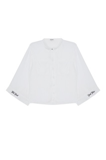 Белая блузка с карманами One Teaspoon